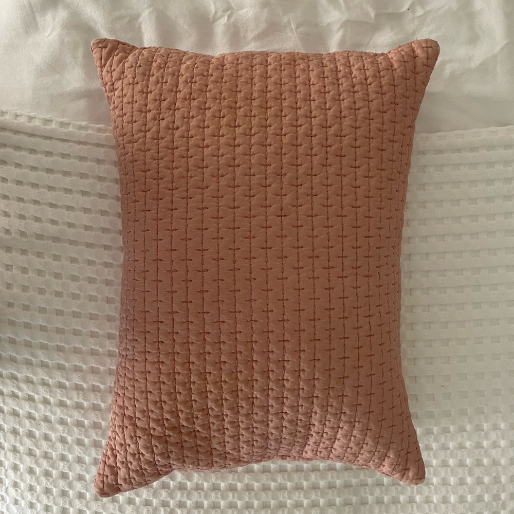 Vera Wang Pink decorative pillow